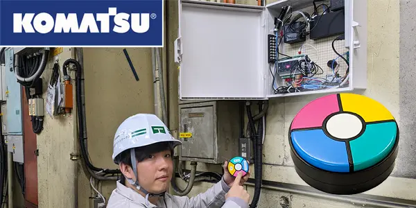 電池レスリモコンを押すだけでチョコ停異常をTeamsに通知